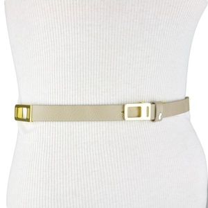 BCBGeneration Accessories - BCBG • Gray Beige Elephant Faux Leather Belt BCBGeneration Accessories - BCBG • Gray Beige Elephant Faux Leather Belt